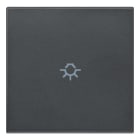 VIMAR - TASTO 2M SIMBOLO LUCE ASSIALE GRIGIO