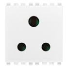 VIMAR - PRESA SICURY 2P+T 5A INGLESE BIANCO