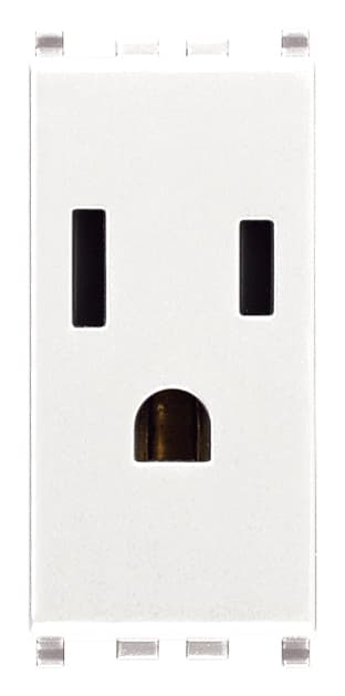 VIMAR - PRESA SICURY 2P+T 15A USA+SASO BIANCO