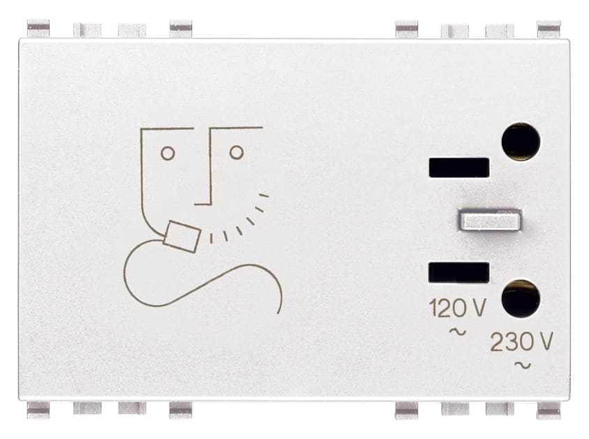 VIMAR - PRESA PER RASOIO 230V BIANCO