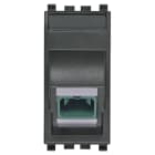 VIMAR - Presa Fibra Ottica Monomodale 9/125 µm Sc Grigio Adattatore Simplex Apc