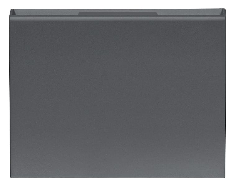 VIMAR - Cover per tasca portabadge 2M grigio - porta tessere NFC/Rfid ed interruttore a badge, 2 moduli