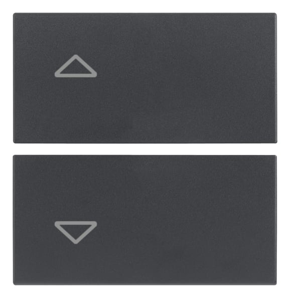 VIMAR - DUE MEZZI TASTI 2M SIMBOLI FRECCE GRIGIO