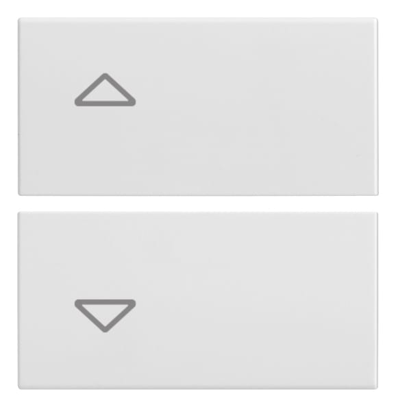 VIMAR - DUE MEZZI TASTI 2M SIMBOLI FRECCE BIANCO