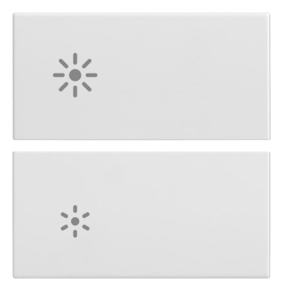 VIMAR - DUE MEZZI TASTI 2M DIMMER BIANCO