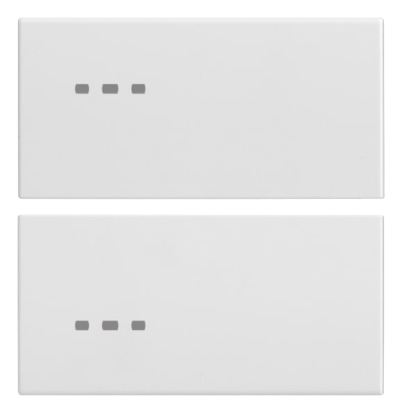 VIMAR - DUE MEZZI TASTI 2M NEUTRO PERS. BIANCO