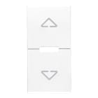 VIMAR - DUE MEZZI TASTI 1M SIMBOLI FRECCE BIANCO