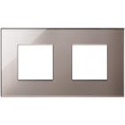 VIMAR - PLACCA 4M (2+2)INT71 BRONZO LUCENTE