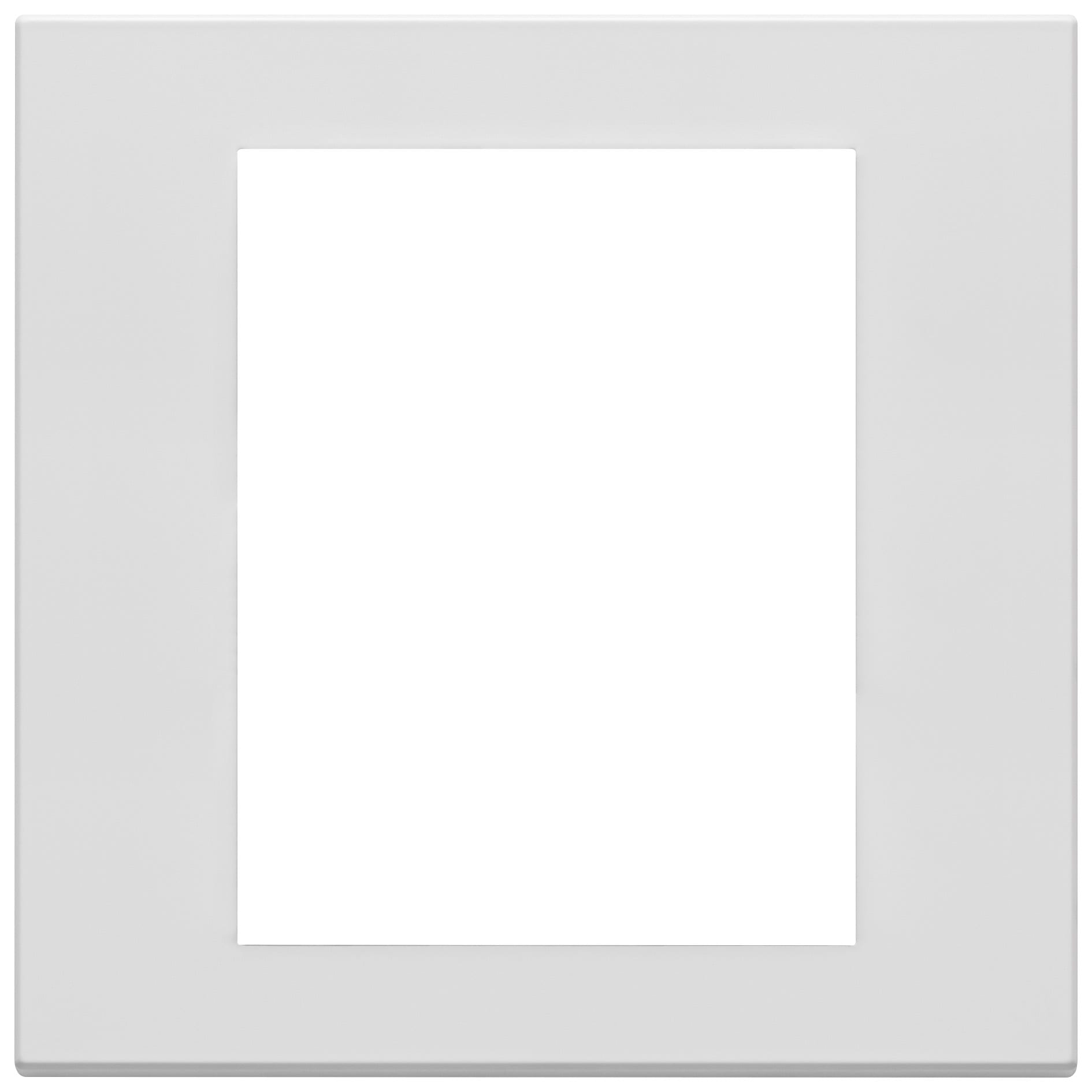 VIMAR - PLACCA 8M BIANCO MATT