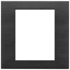 VIMAR - PLACCA 8M NERO SPAZZOLATO