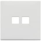 VIMAR - PLACCA 2MX2 FLAT BIANCO MATT