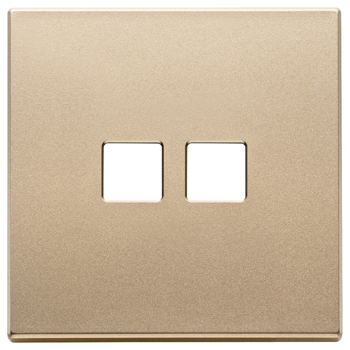 VIMAR - PLACCA 2MX2 FLAT ORO SATINATO
