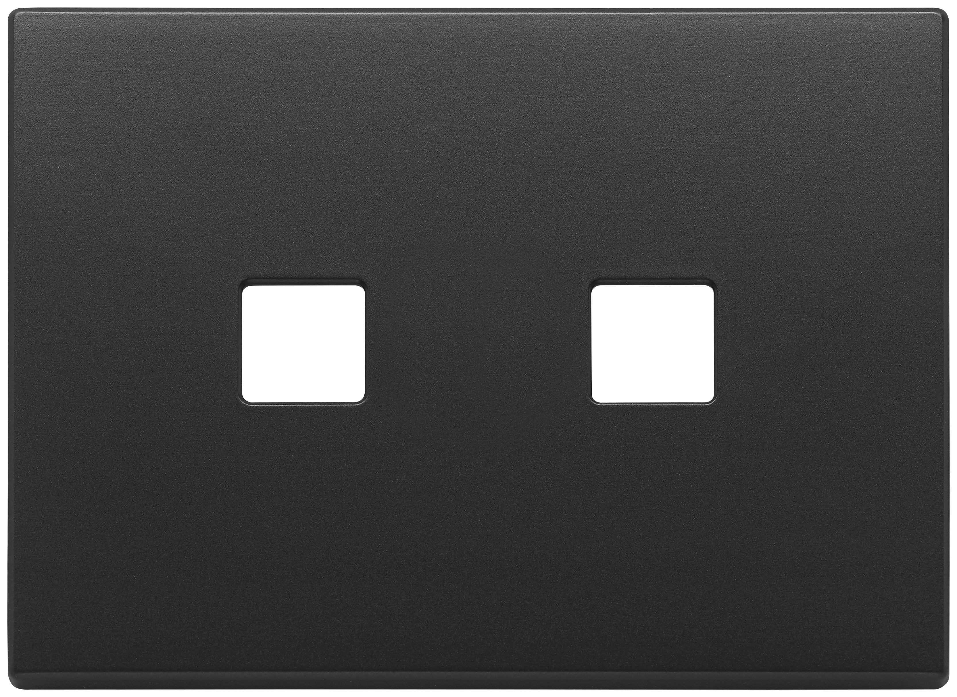 VIMAR - PLACCA 3MX2 FLAT GRIGIO ANTRACITE