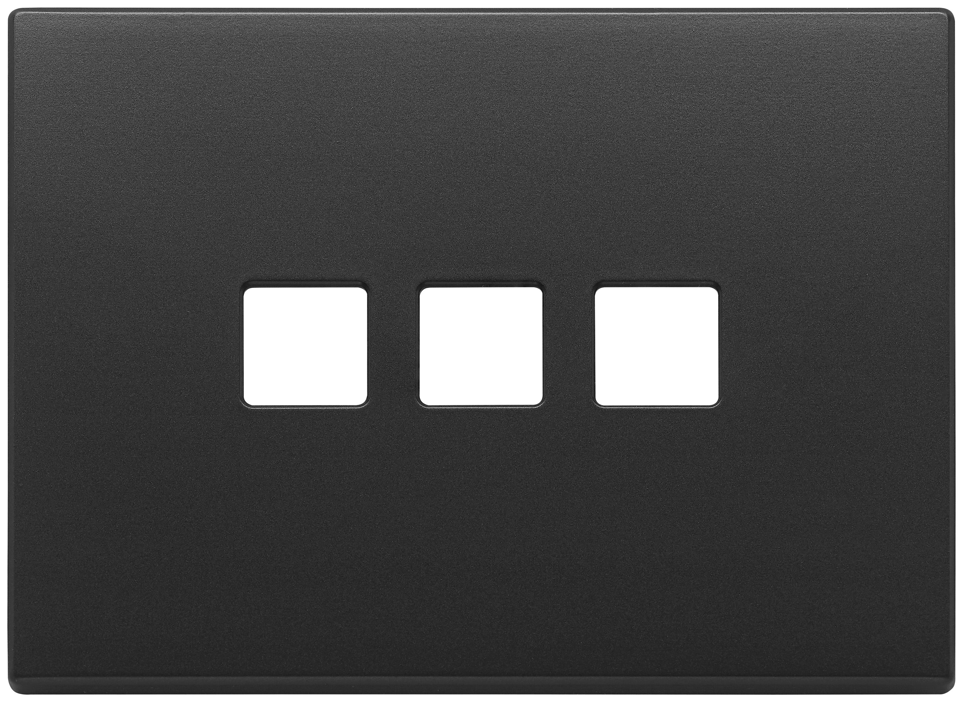 VIMAR - PLACCA 3MX3 FLAT GRIGIO ANTRACITE