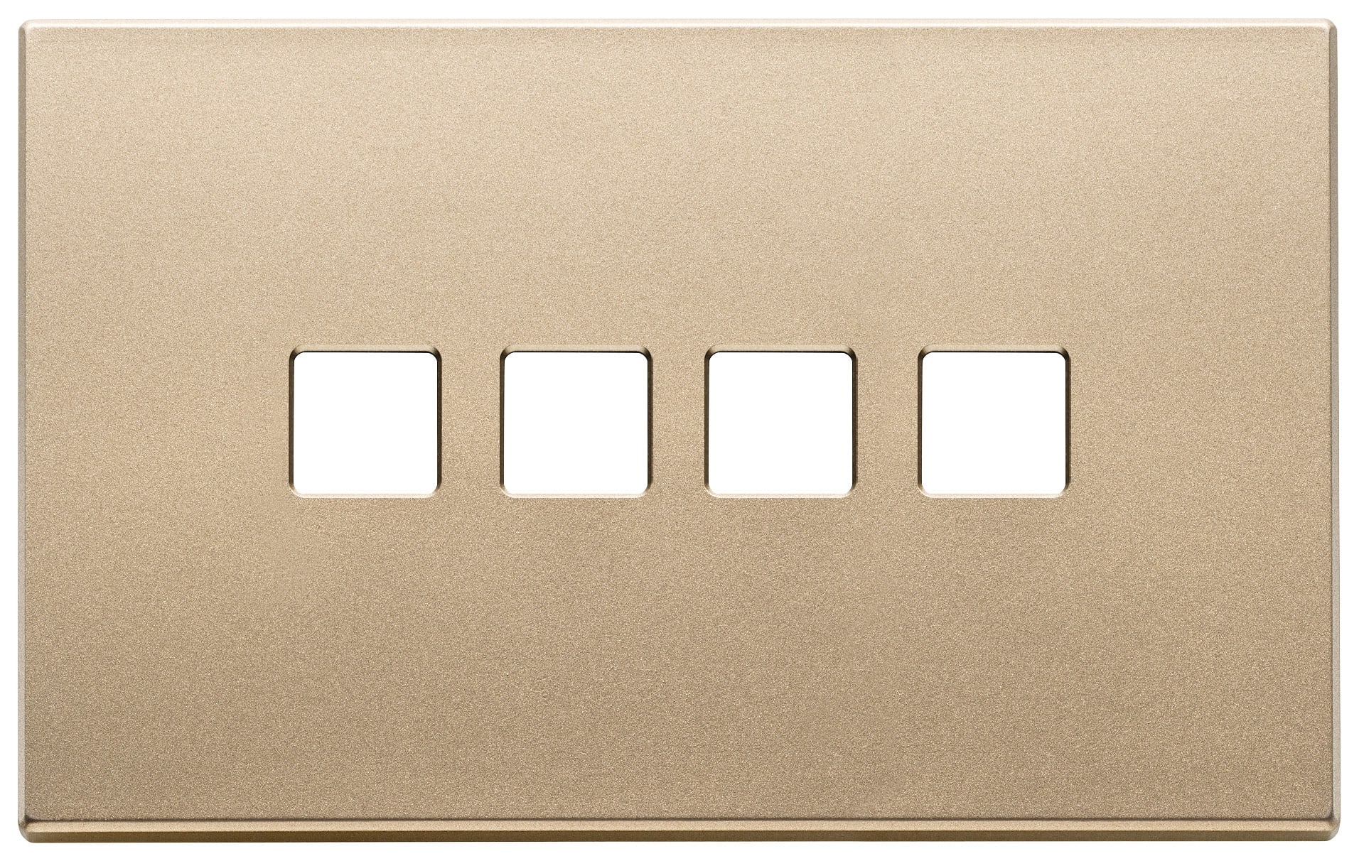VIMAR - PLACCA 4MX4 FLAT ORO SATINATO