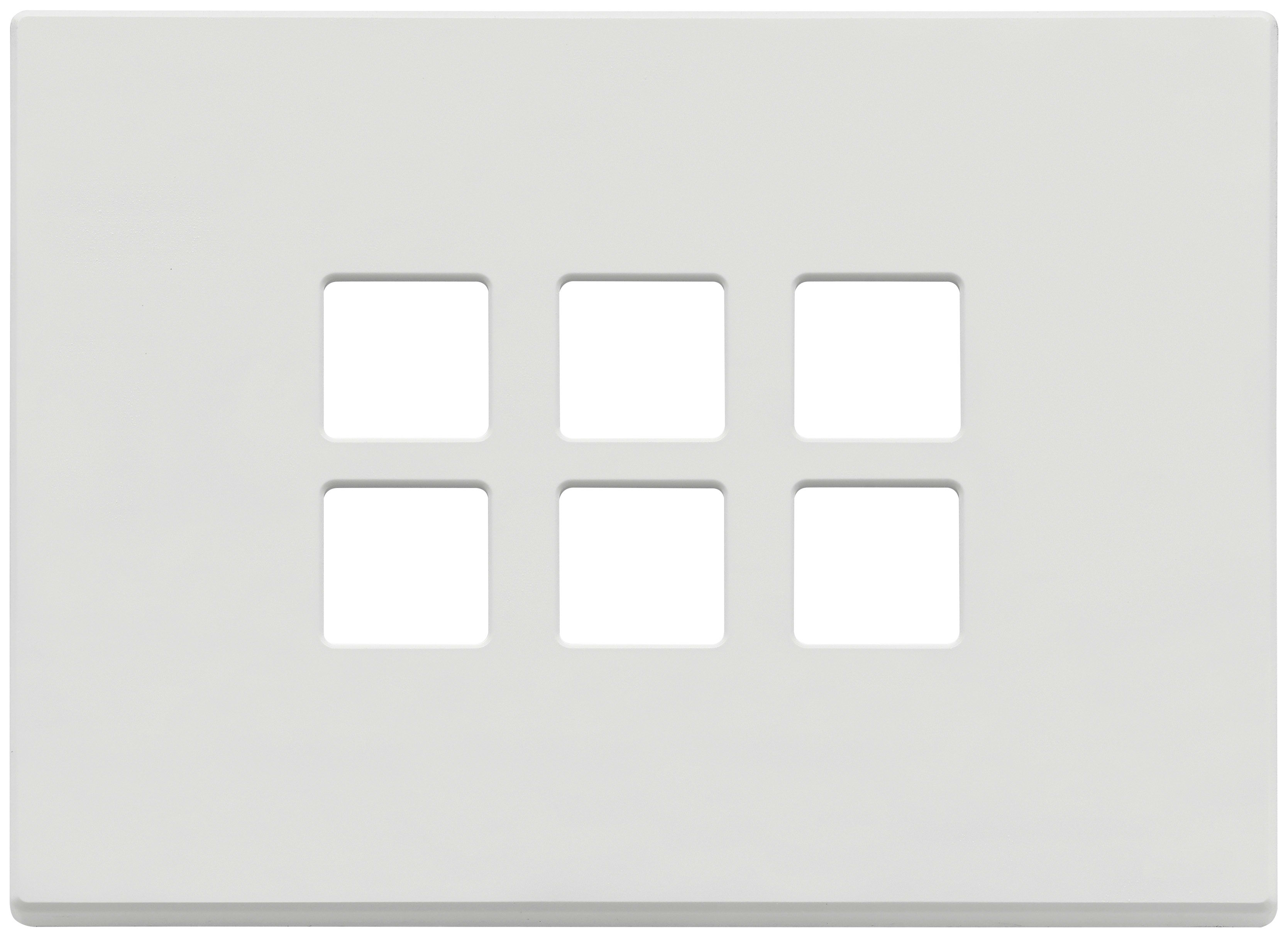 VIMAR - PLACCA 3MX6 FLAT BIANCO MATT