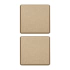 VIMAR - DUE TASTI FLAT NO SIMBOLI ORO SATINATO