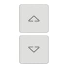 VIMAR - Due Tasti Flat Intercambiabili Simboli Frecce Bianco Matt