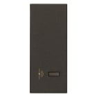 VIMAR - Sensore Radar Connesso IoT Nero - UWB Bluetooth 5.0 Mesh View Wireless, Uscita Stato Solido, Ingresso Pulsante Esterno, Alimentazione 100-240V