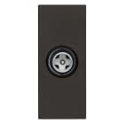 VIMAR - Presa TV-RD-SAT Diretta Nero con Connettore Maschio e Attenuazione di Derivazione 1 dB