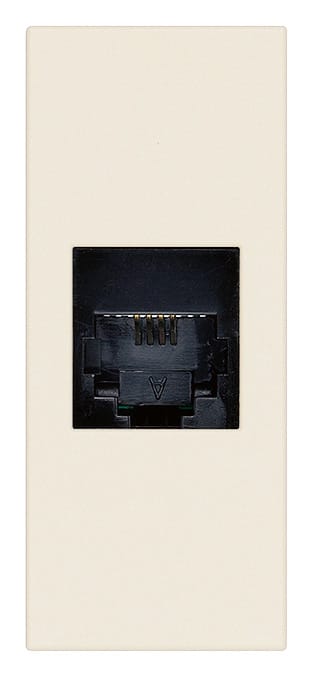VIMAR - Presa Rj11 6/4 Morsetti Vite Canapa - 6 Posizioni 4 Contatti