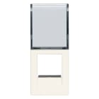 VIMAR - Adattatore Portello Keystone Bianco con Protezione Antipolvere