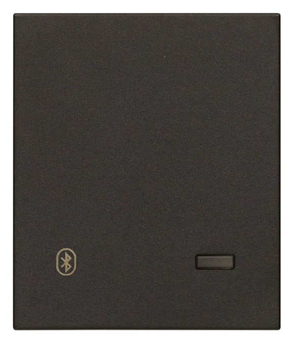 VIMAR - Interfaccia Bluetooth Nero per Domotica, Memorizzabili Fino a 8 Dispositivi Mobile - 2 Moduli