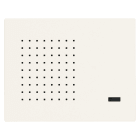 VIMAR - Sirena Da Interno Bianco By-Alarm Plus - 2 Suonerie Selezionabili, Volume Beep, Led Rosso, 3 Moduli