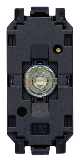 VIMAR - Meccanismo dimmer IoT 220-240V, elettronico VIEW Wireless per lampade 20-200W, Bluetooth 5.0, Zigbee 3.0, LED RGB, 1 ingresso pulsante.