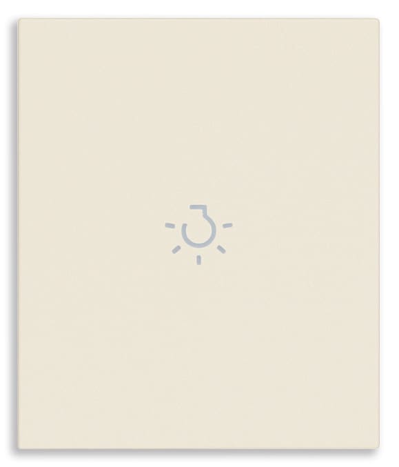 VIMAR - TASTO 2M ASSIALE SIMBOLO LUCE CANAPA