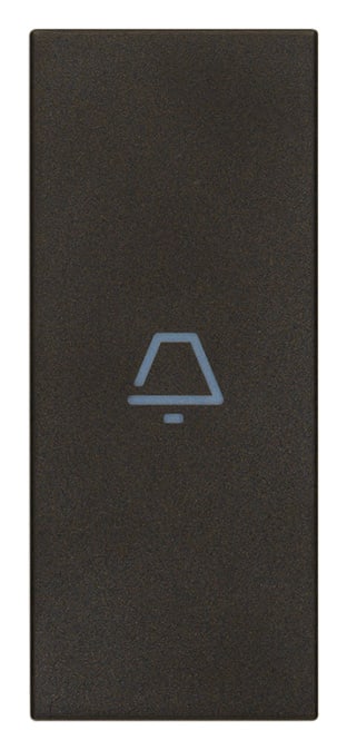 VIMAR - TASTO 1M ASSIALE SIMBOLO CAMPANELLO NERO