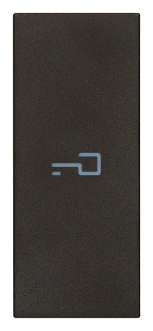 VIMAR - Tasto Assiale Modulo Chiave Nero Illuminabile