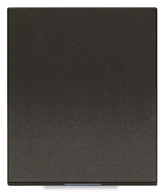 VIMAR - Tasto 2M con Fascio Luce Verticale Nero - Intercambiabile 2 Moduli Allineato