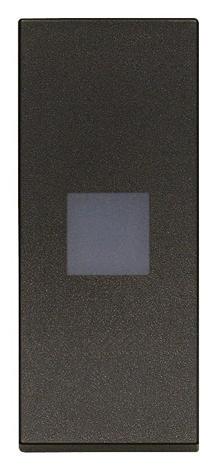 VIMAR - TASTO 1M ALLINEATO CON DIFFUSORE NERO