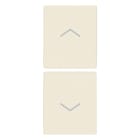 VIMAR - DUE MEZZI TASTI 1M SIMBOLI FRECCE CANAPA