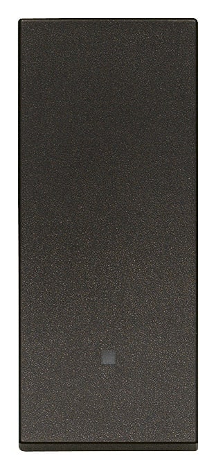 VIMAR - Tasto Allineato Neutro Nero Intercambiabile Personalizzabile per Comandi Domotici KNX 1 Modulo