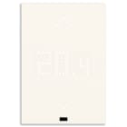 VIMAR - Termostato XT By-me 2M bianco per controllo temperatura ambiente, gestione impianti, comando fan-coil, retroilluminazione LED, 2 moduli.