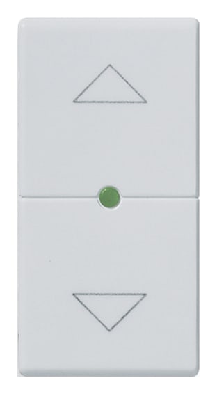 VIMAR - Tasto Intercambiabile 1 Modulo con Simbolo Frecce Direzionali - Pulsanti Basculanti Silver