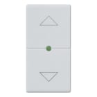 VIMAR - Tasto Intercambiabile 1 Modulo con Simbolo Frecce Direzionali - Pulsanti Basculanti Silver