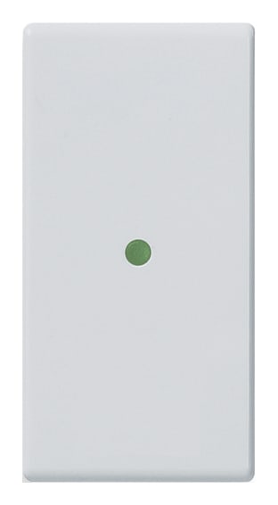 VIMAR - Tasto Neutro Pulsanti Semplici Silver - Ricambio Intercambiabile Modulo 1