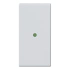 VIMAR - Tasto Neutro Pulsanti Semplici Silver - Ricambio Intercambiabile Modulo 1