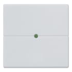 VIMAR - Tasto Neutro Pulsante Basculante Silver - Ricambio Intercambiabile 2 Moduli