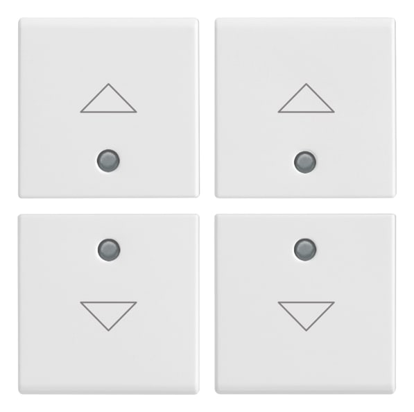 VIMAR - QUATTRO MEZZI TASTI 1M FRECCIA BIANCO