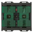 VIMAR - Ricambio Comando Pulsanti Basculanti e Attuatore Tapparelle Grigio - 2 Moduli