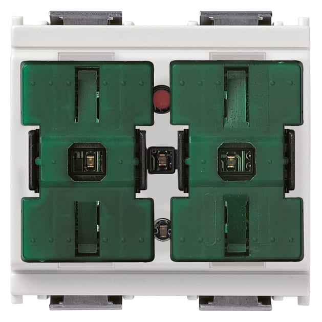 VIMAR - Ricambio Apparecchio di Comando per Tapparelle con Uscita a Relè, Bianco - 2 Moduli