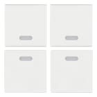 VIMAR - QUATTRO MEZZI TASTI 1M NEUTRI BIANCO