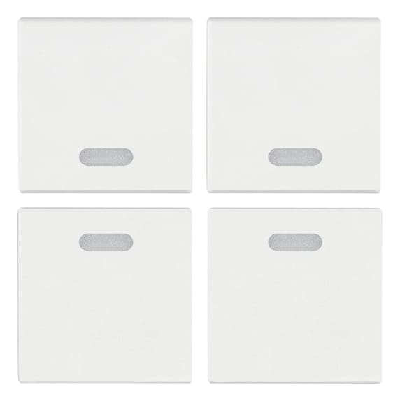 VIMAR - QUATTRO MEZZI TASTI 1M NEUTRI BIANCO