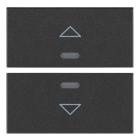 VIMAR - DUE MEZZI TASTI 2M SIMB. FRECCIA GRIGIO