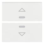 VIMAR - DUE MEZZI TASTI 2M SIMB. FRECCIA BIANCO