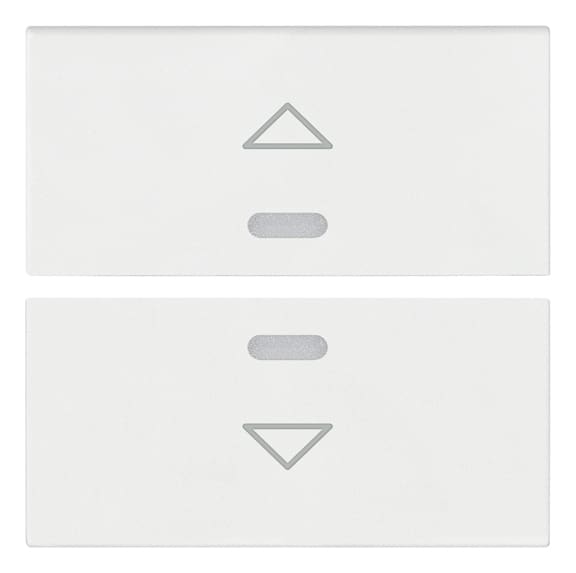 VIMAR - DUE MEZZI TASTI 2M SIMB. FRECCIA BIANCO